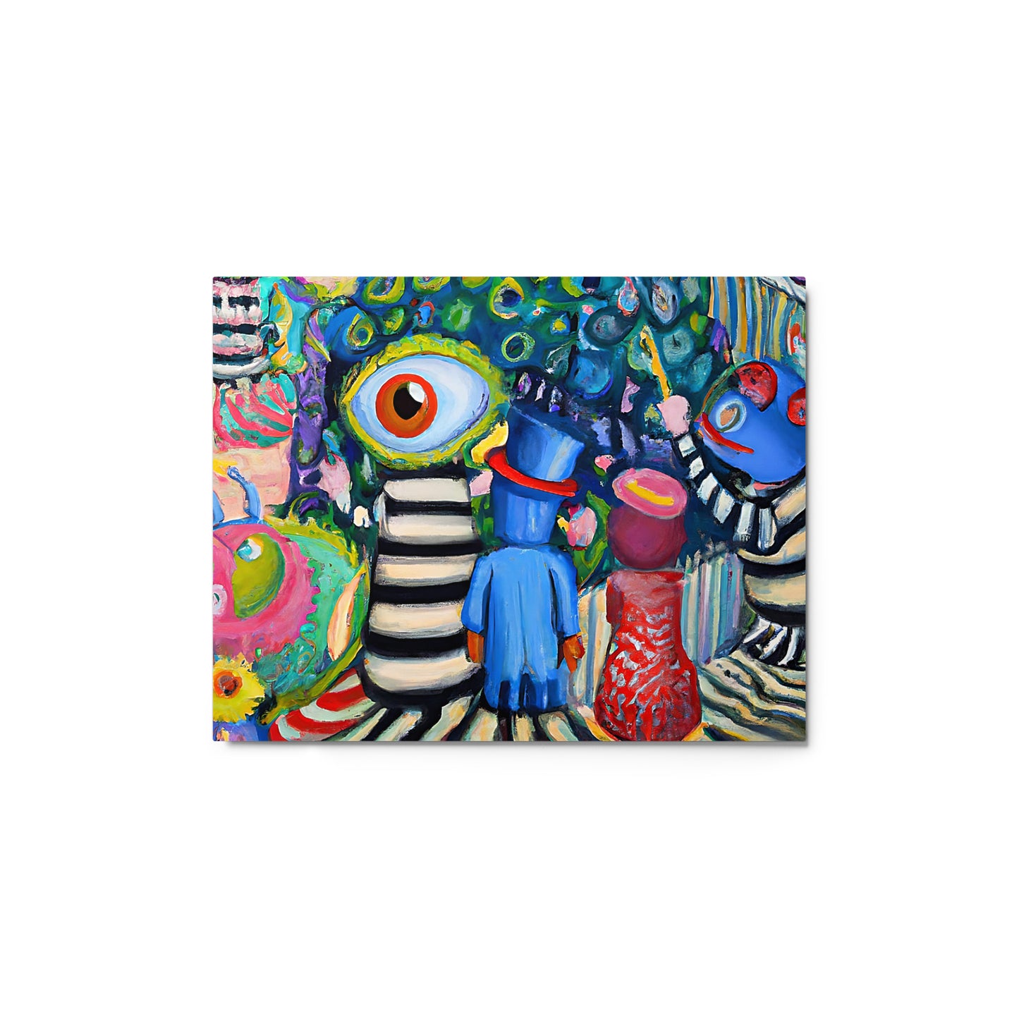 Painted Poetry | Embracing Uncertainty Metal prints