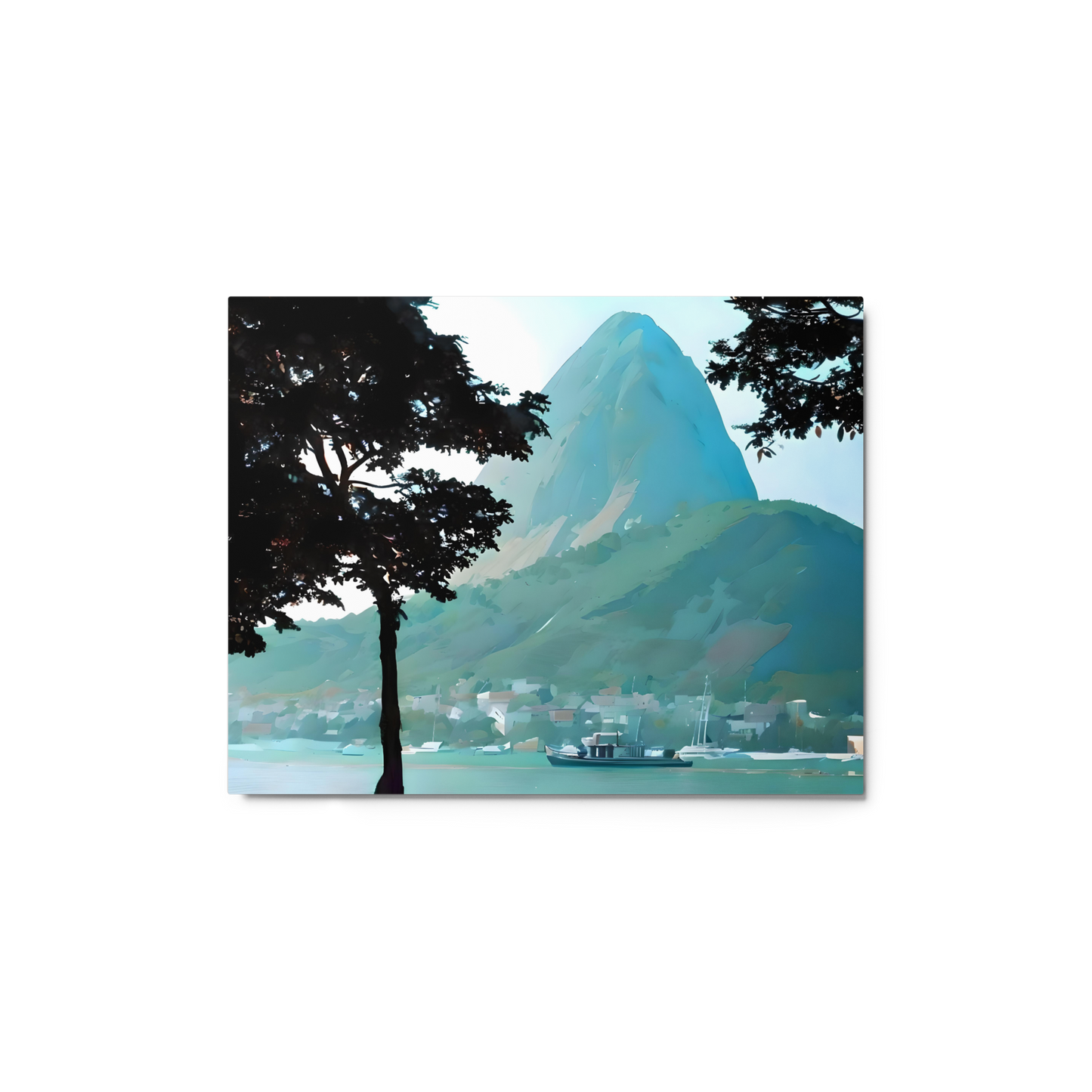 Brazil #2 Sugarloaf Mountain Metal Prints