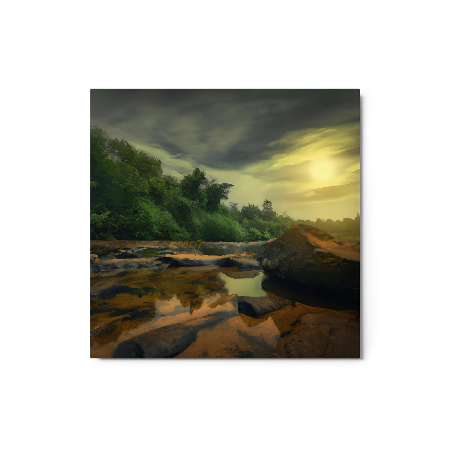 Jungle Trails #4 Metal Prints