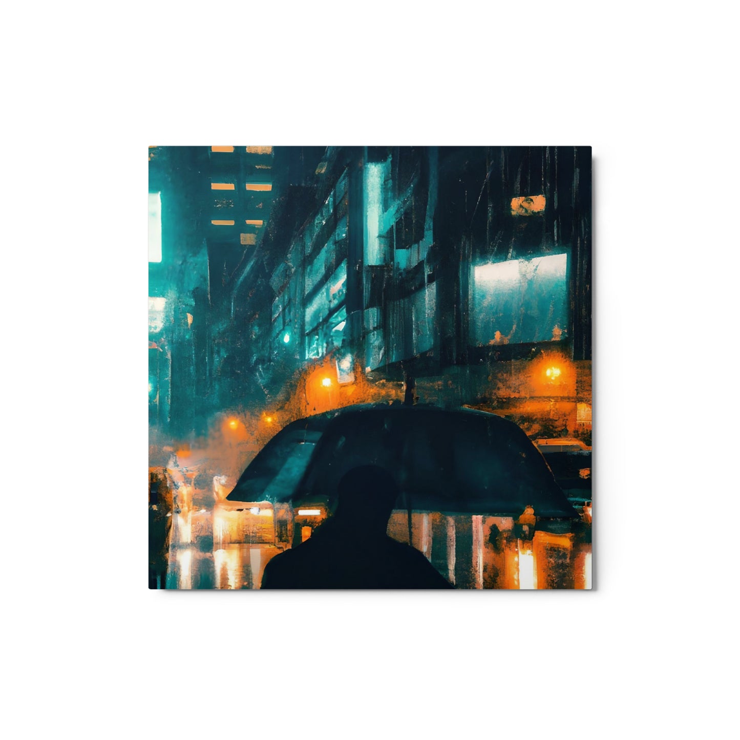 Rainy Nights #4 Metal prints
