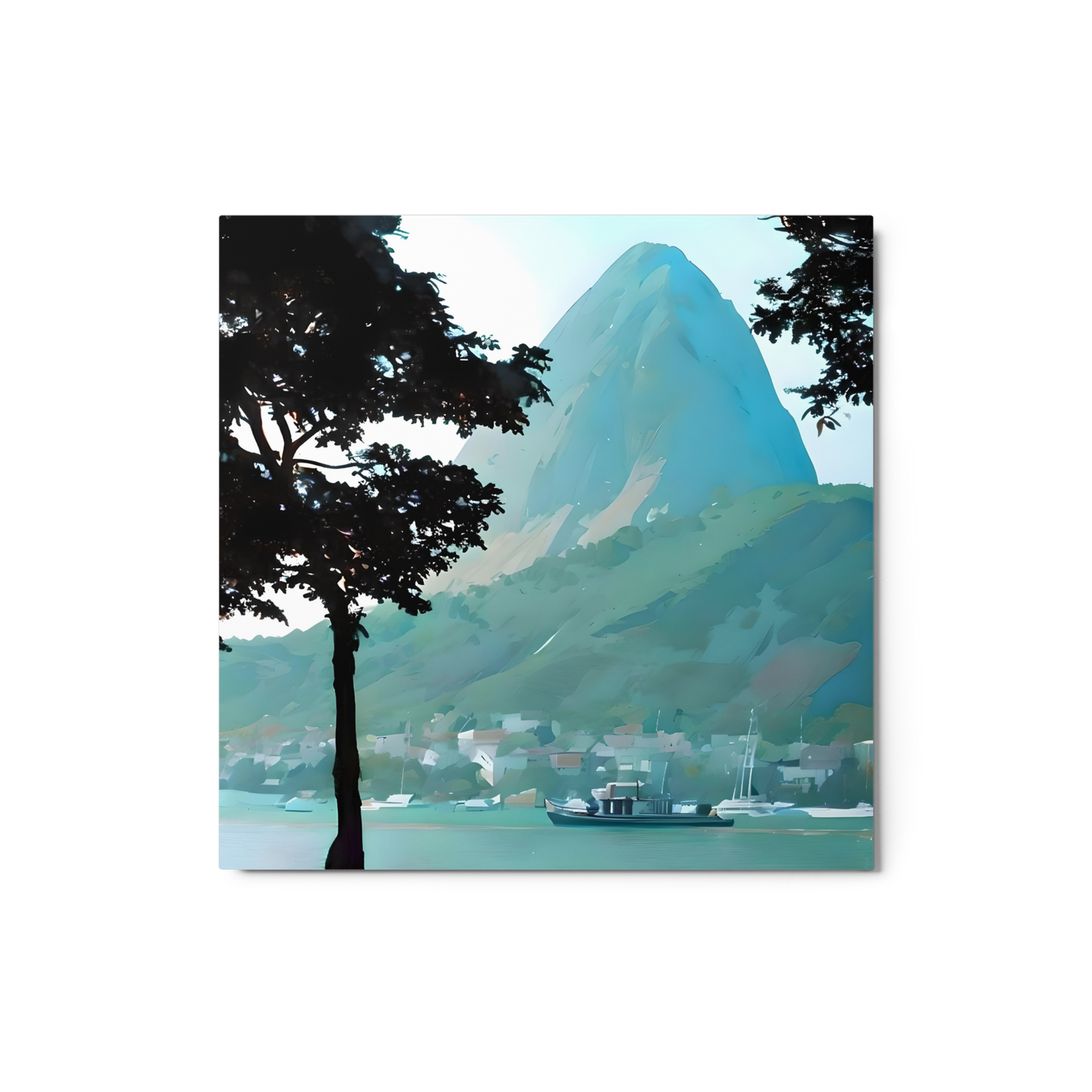Brazil #2 Sugarloaf Mountain Metal Prints