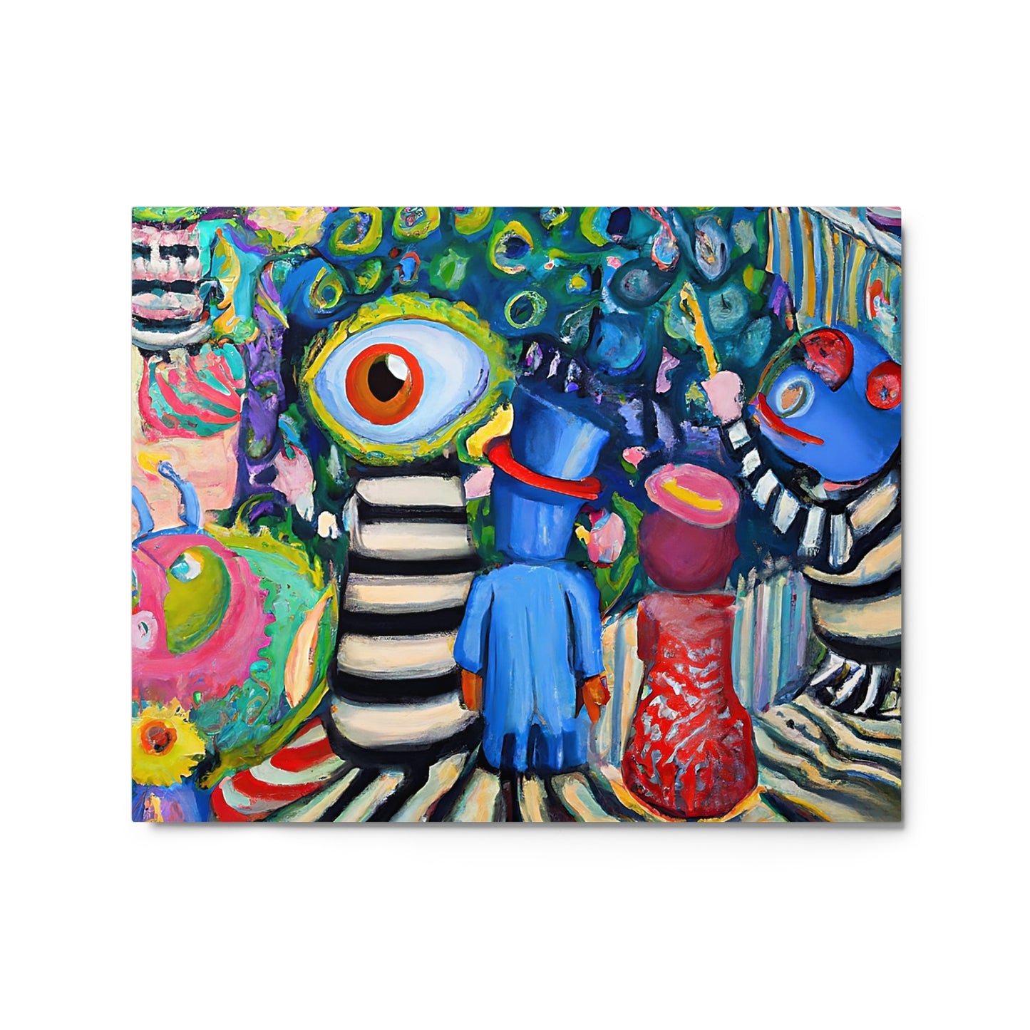 Painted Poetry | Embracing Uncertainty Metal prints