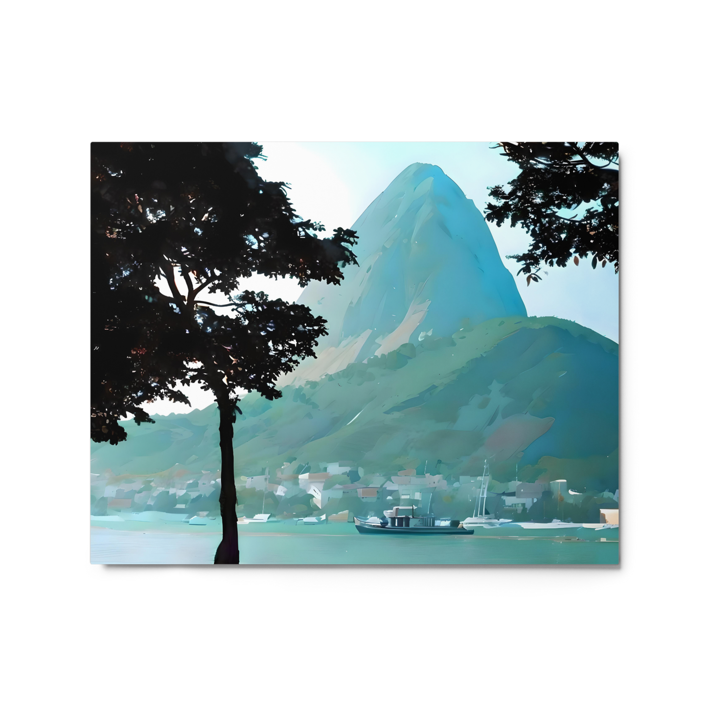 Brazil #2 Sugarloaf Mountain Metal Prints