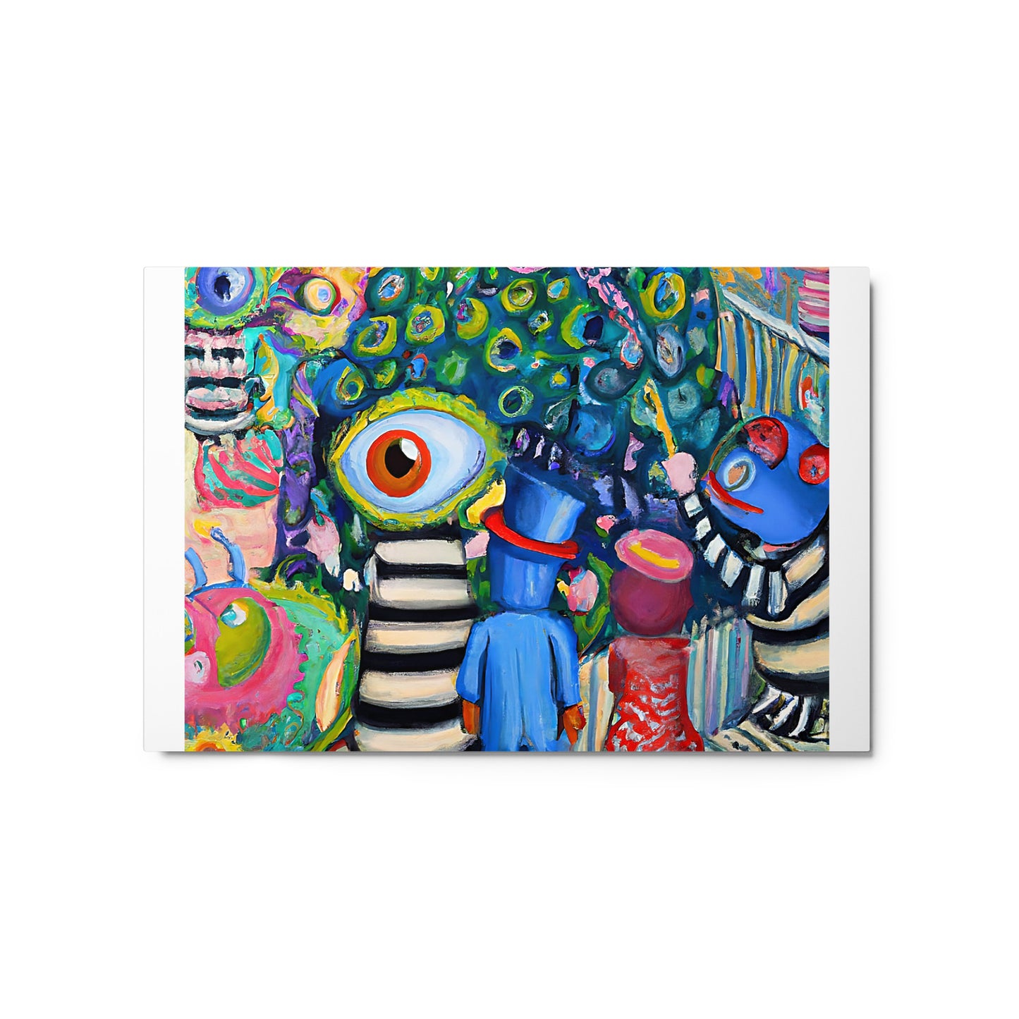 Painted Poetry | Embracing Uncertainty Metal prints