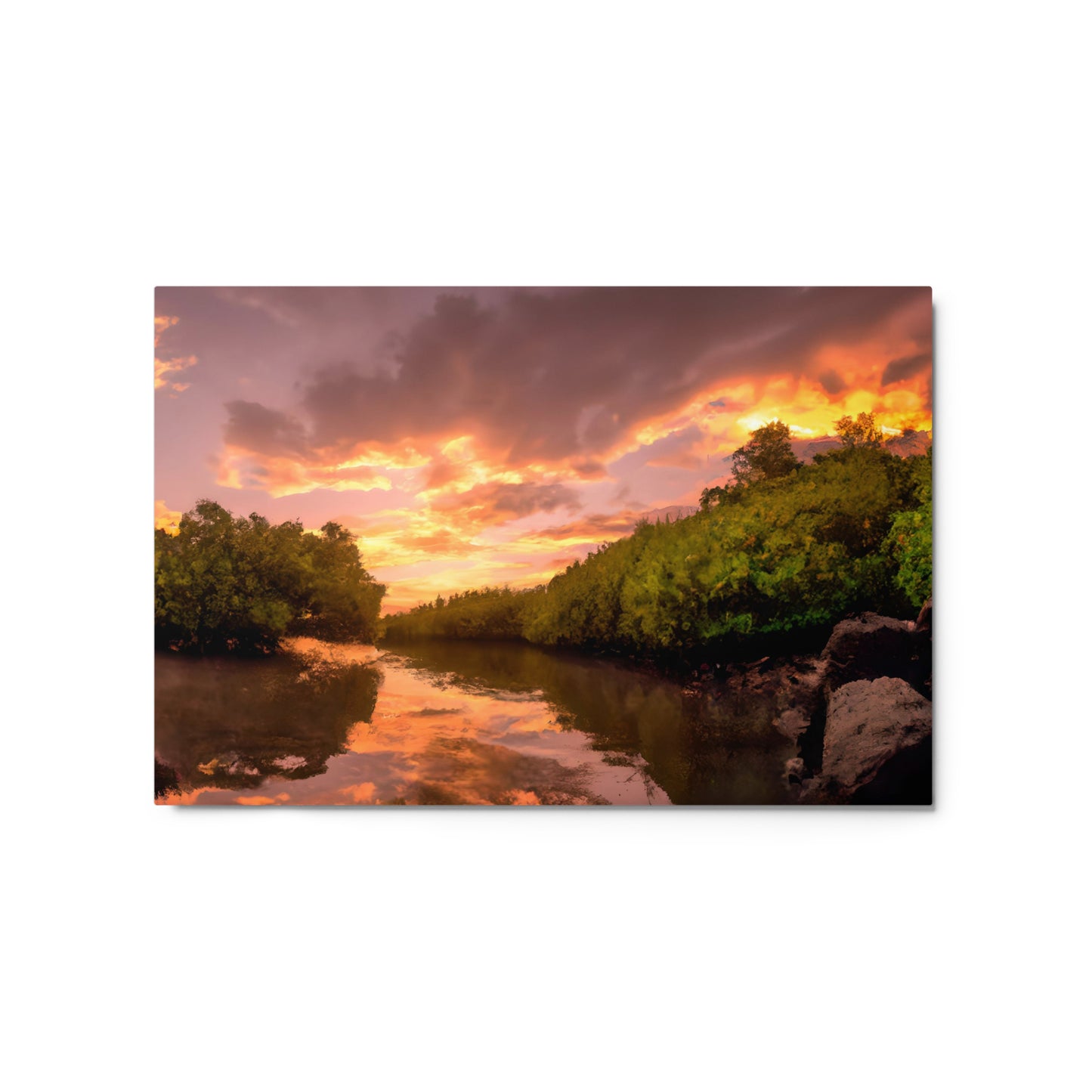 River Trails #1 Metal Prints