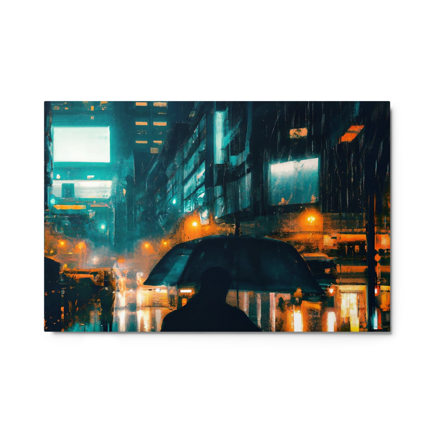 Rainy Nights #4 Metal prints