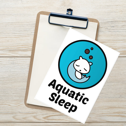 Aquatic Sleep Sticker sheet