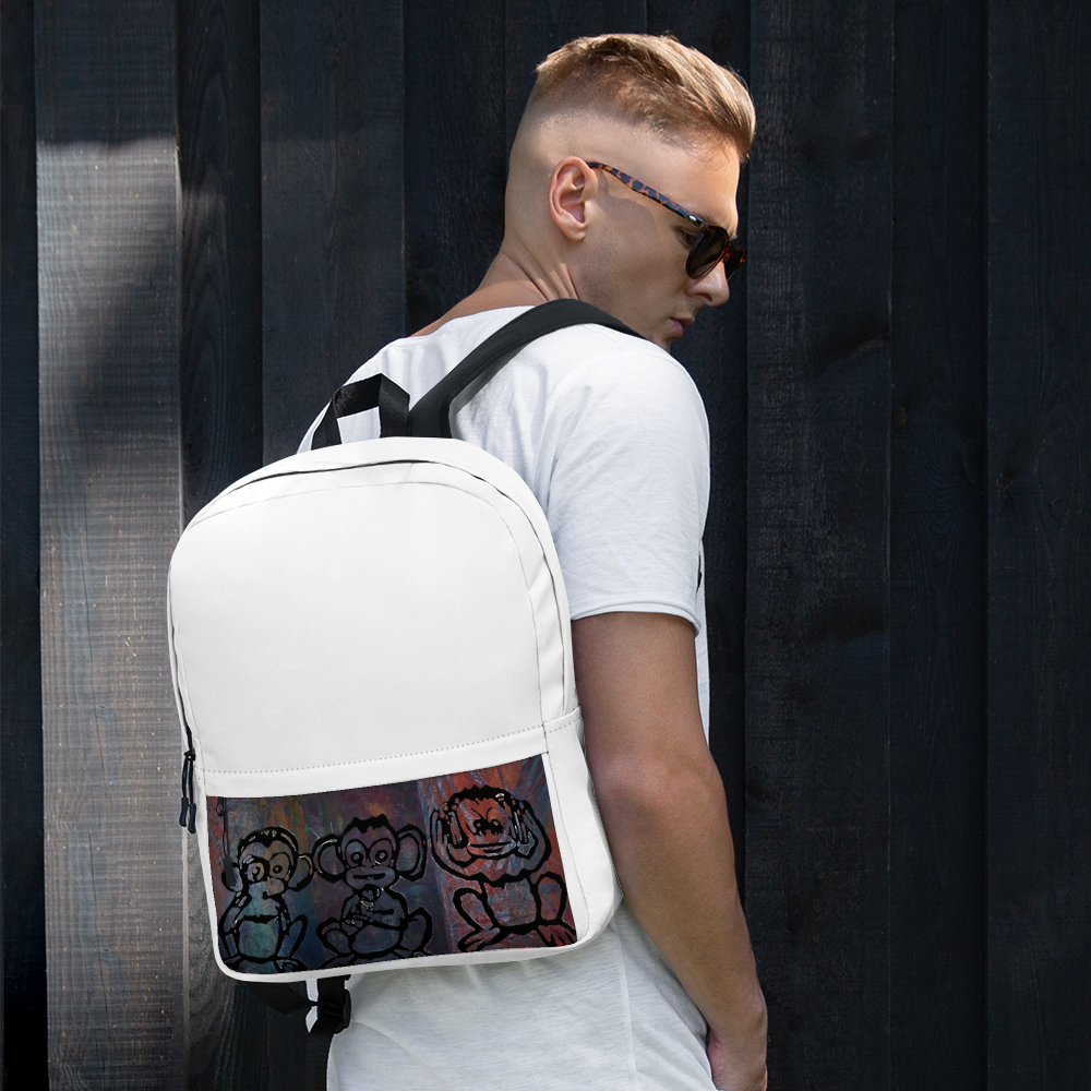 Three Monkey Backpack
