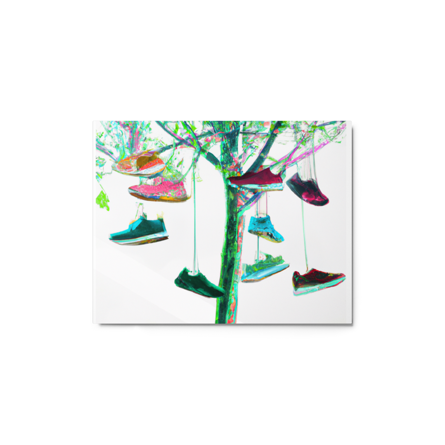 Shoe Tree Metal Prints