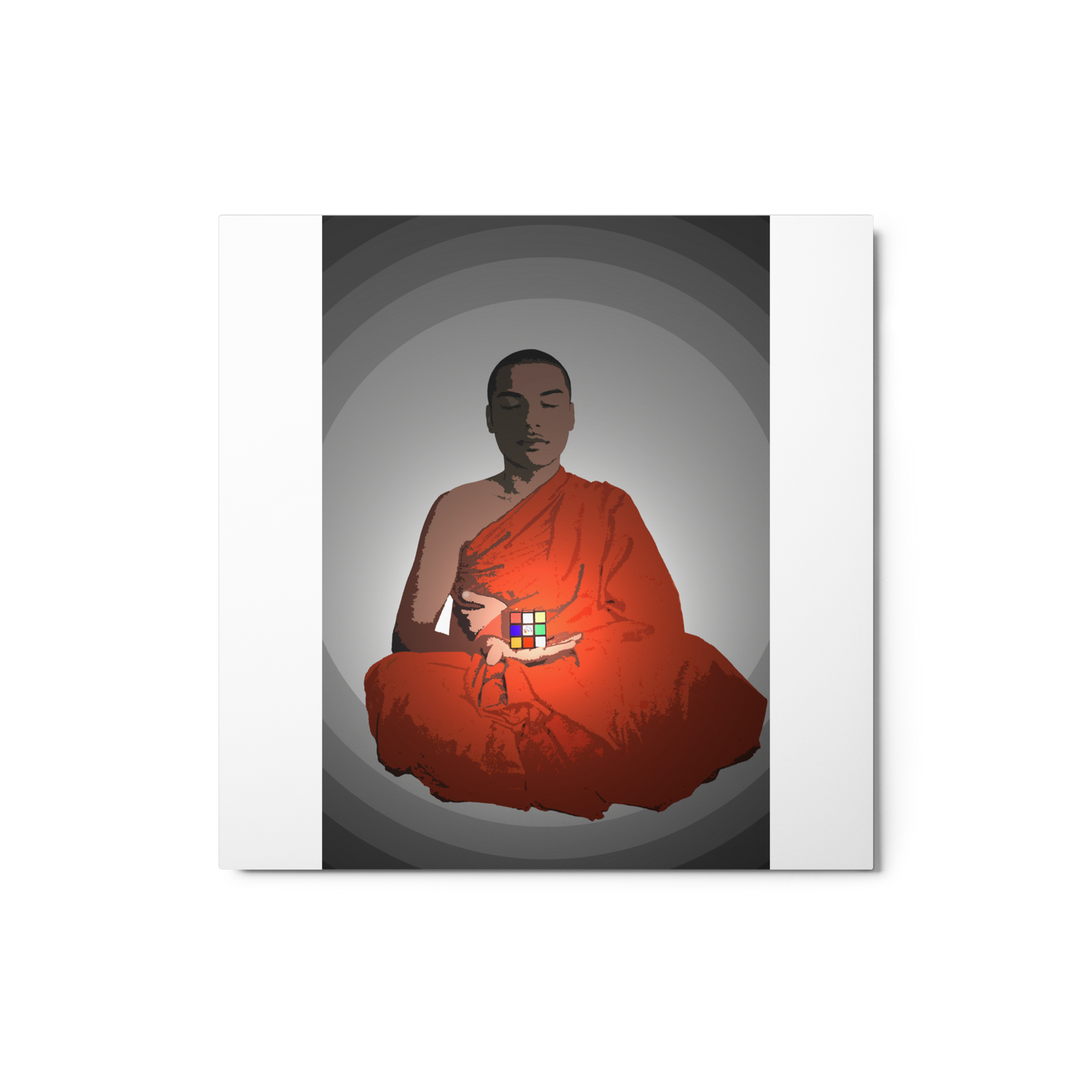 Monk Metal Prints