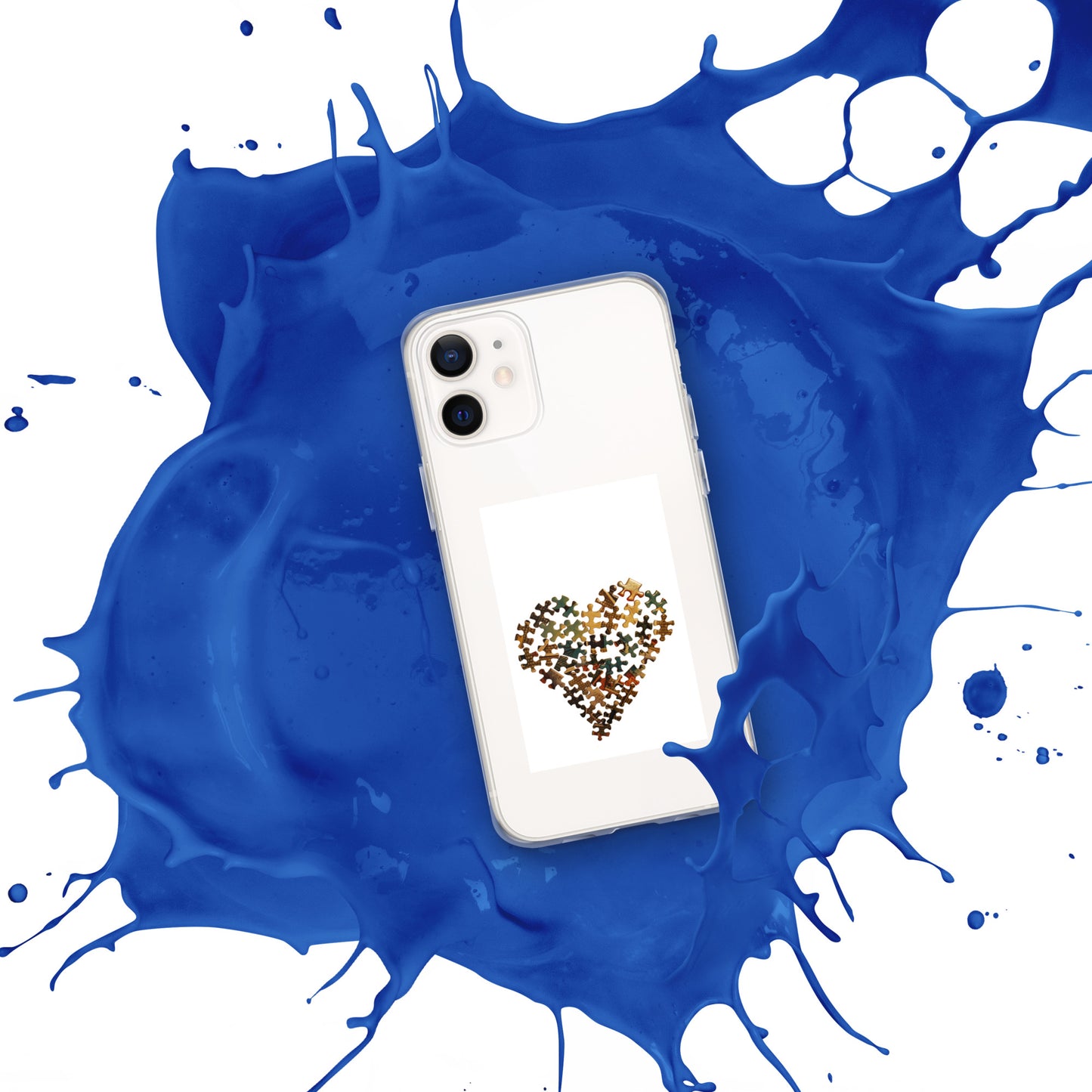 Heart Puzzle Clear Case for iPhone®