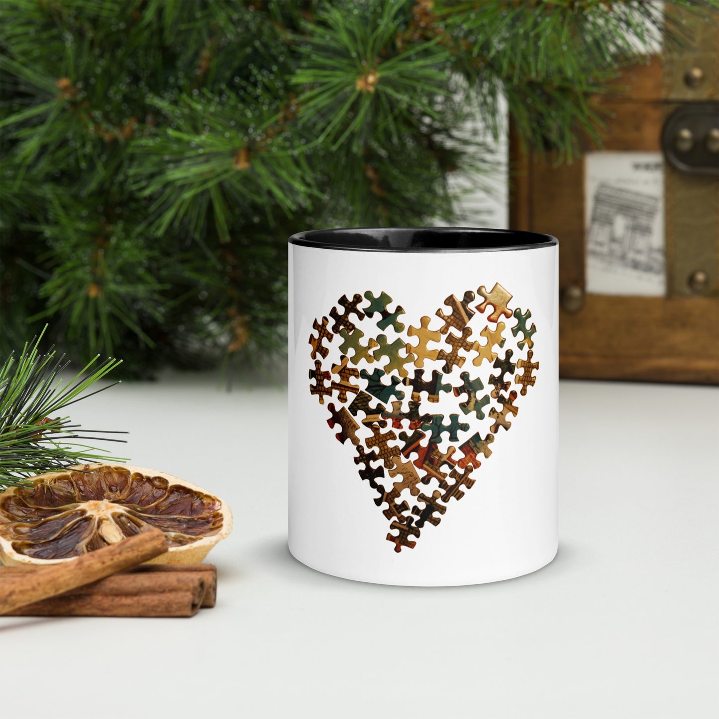 Heart Mug with Color Inside