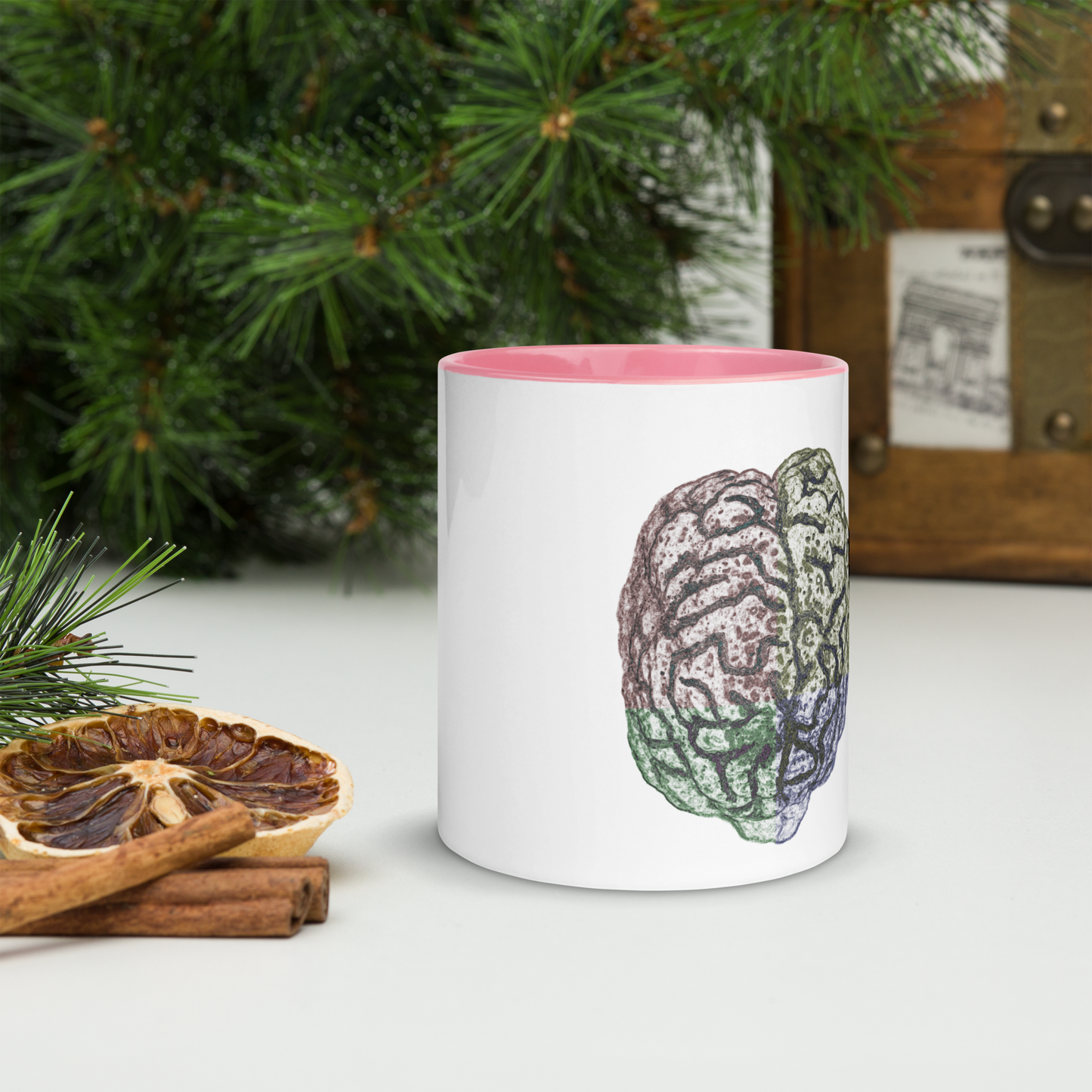 Brain Mug with Color Inside