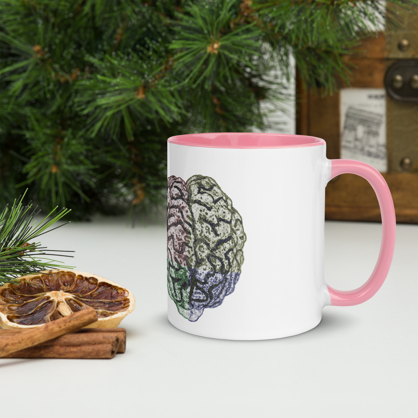 Brain Mug with Color Inside