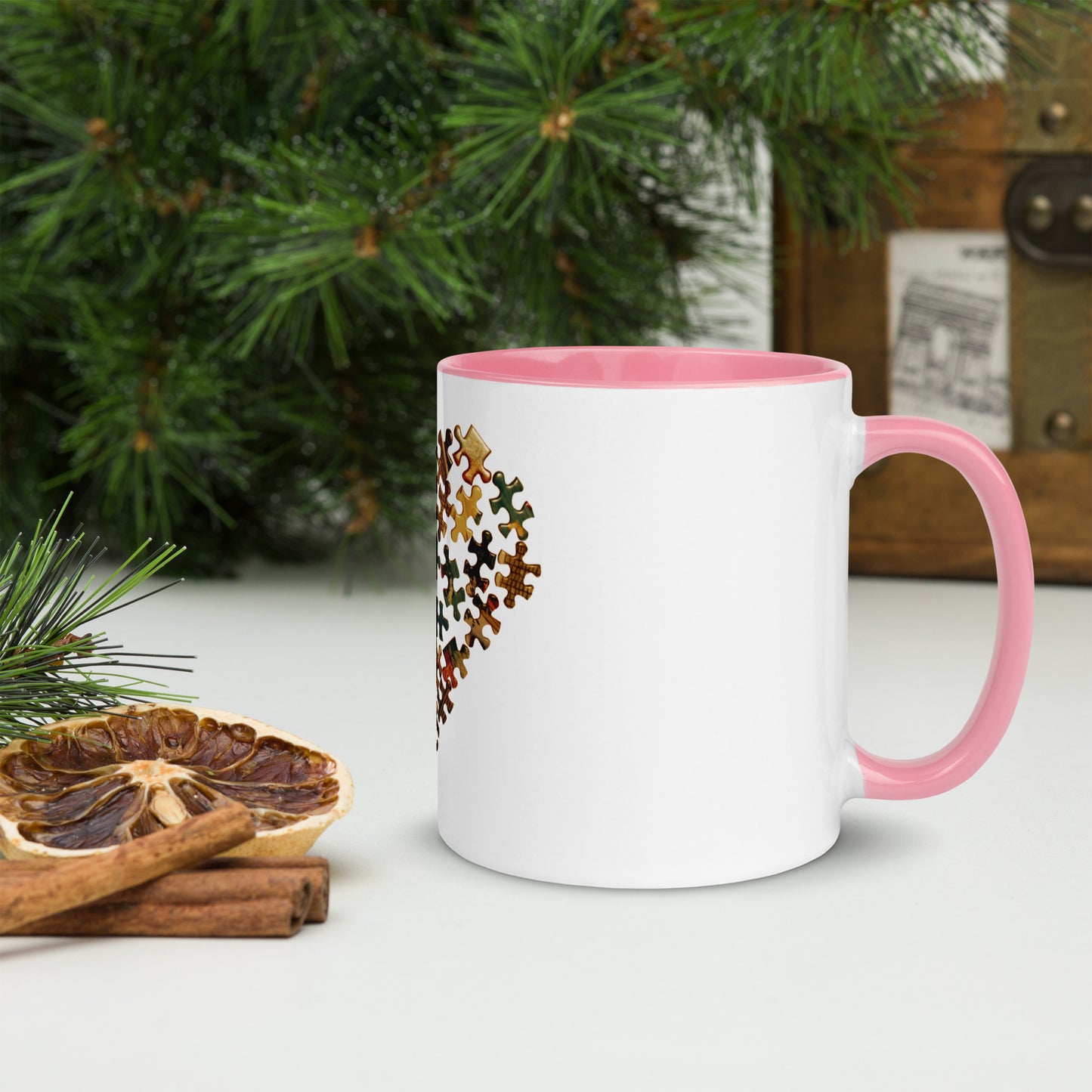 Heart Mug with Color Inside