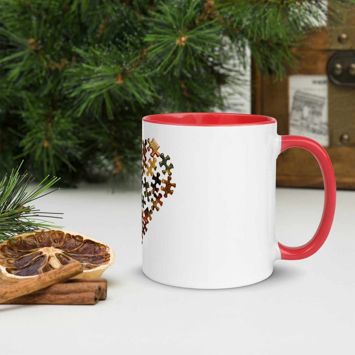 Heart Mug with Color Inside