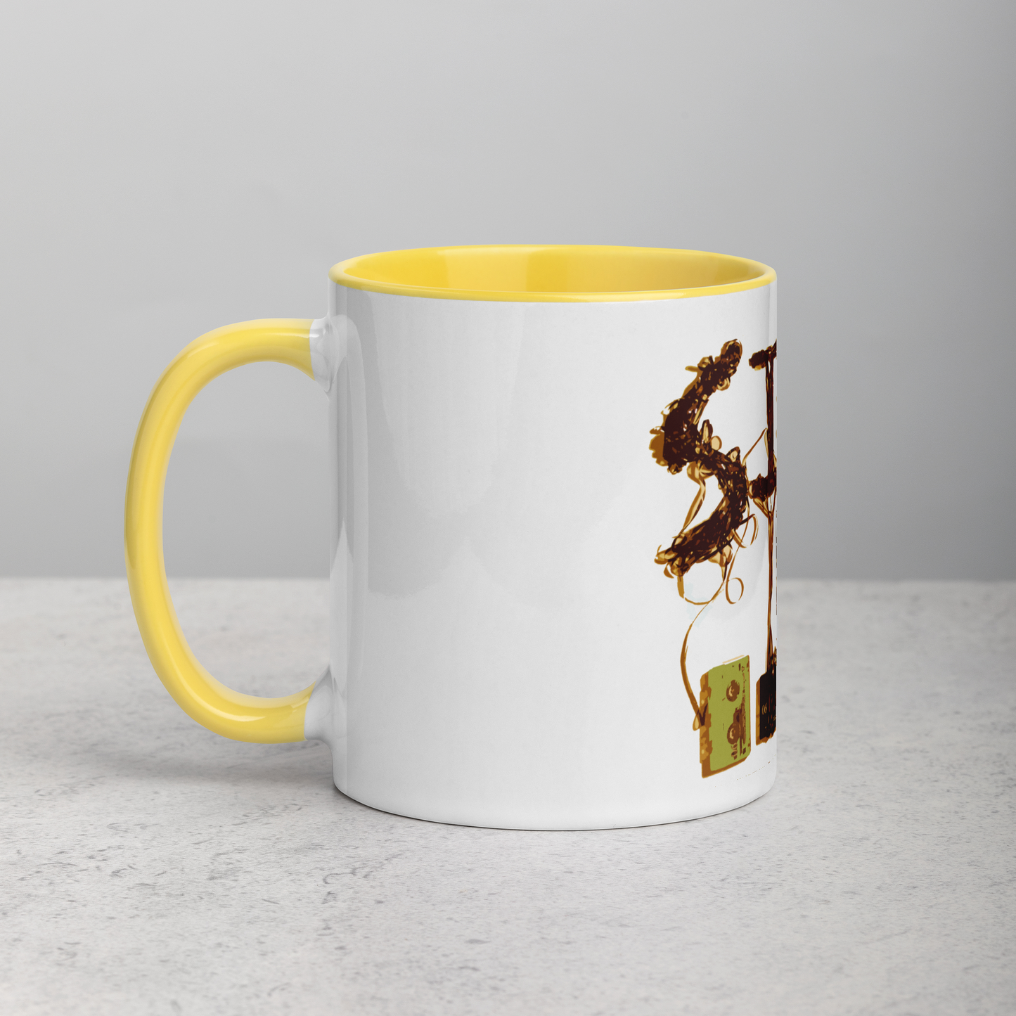 Music Mug with Color Inside