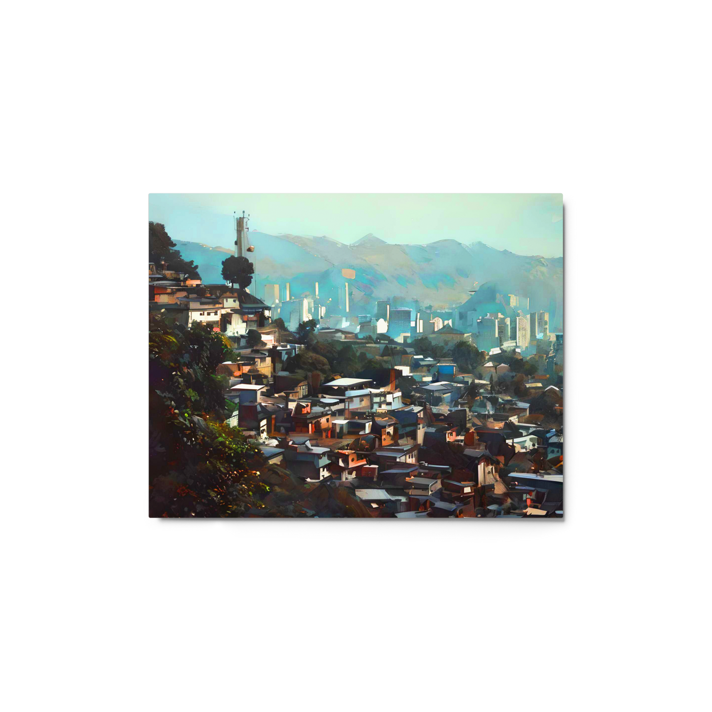 Brazil #3 Favela Metal Prints