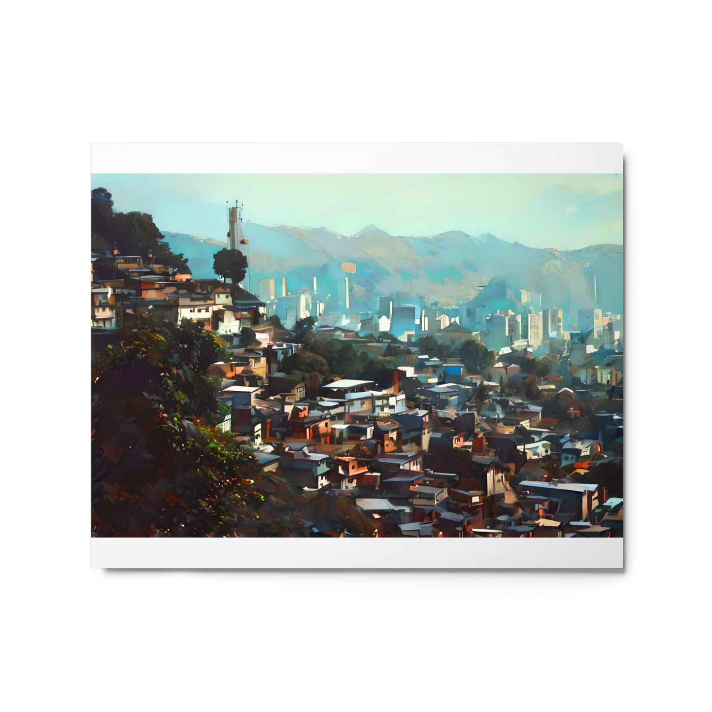 Brazil #3 Favela Metal Prints