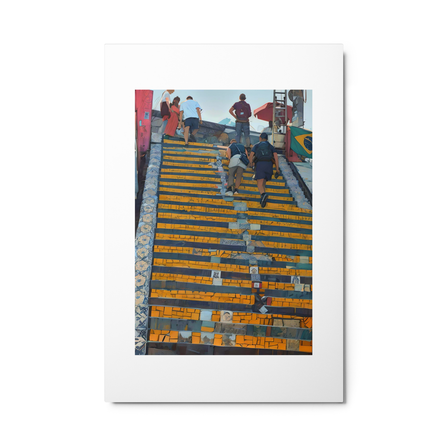 Brazil #5 Lapa Steps Metal prints