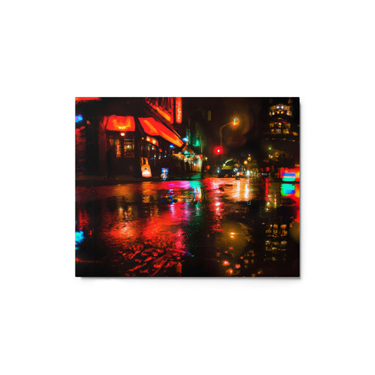 Rainy Nights #2 Metal prints