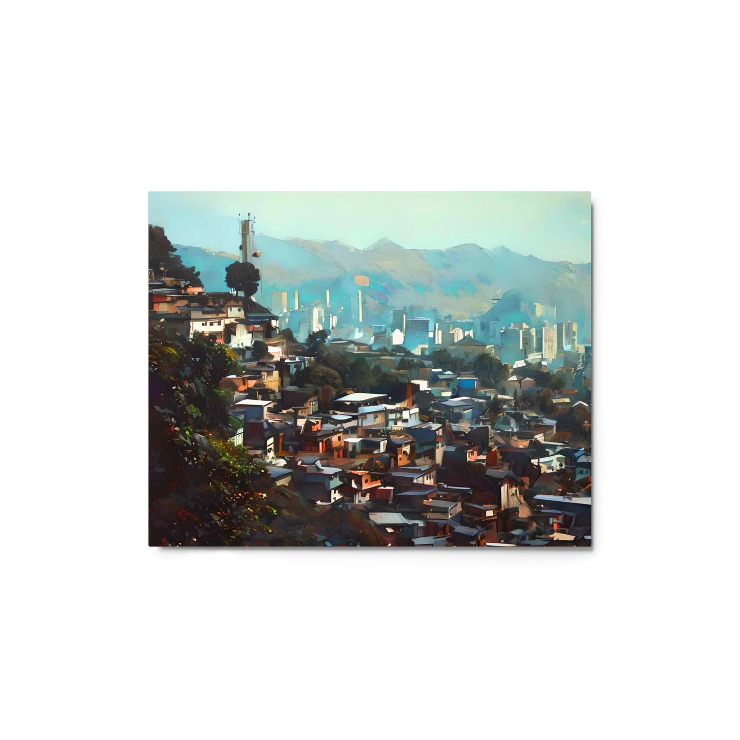 Brazil #3 Favela Metal Prints